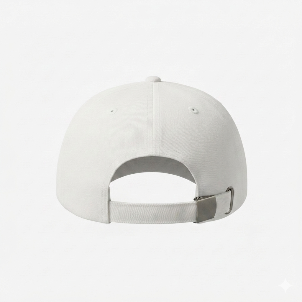 CallouPrint USA Fan Cap White Adjustable Baseball Style