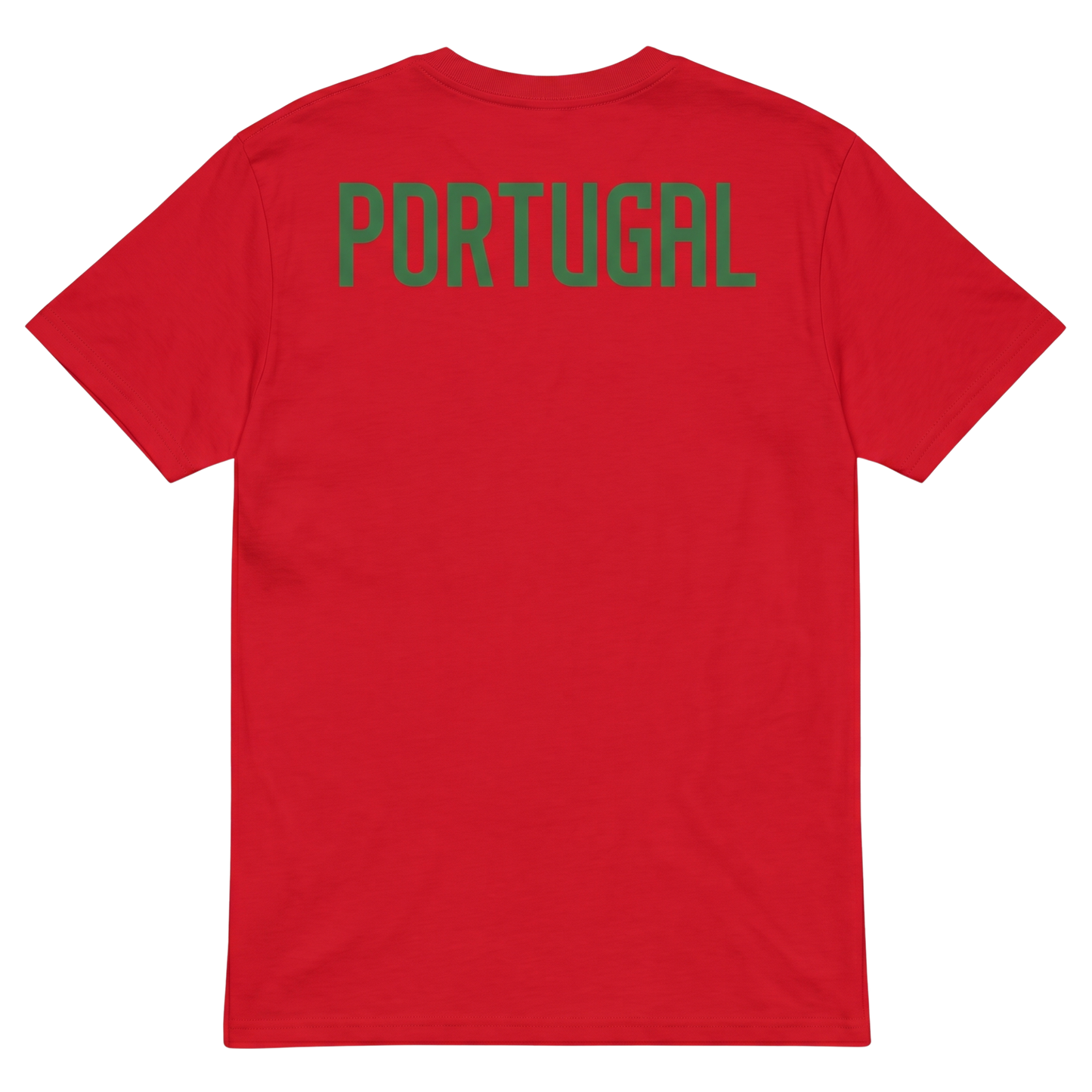 CallouPrint-Portugal Soccer Shirt, FIFA World Cup 2026 Team Graphic 100% Cotton