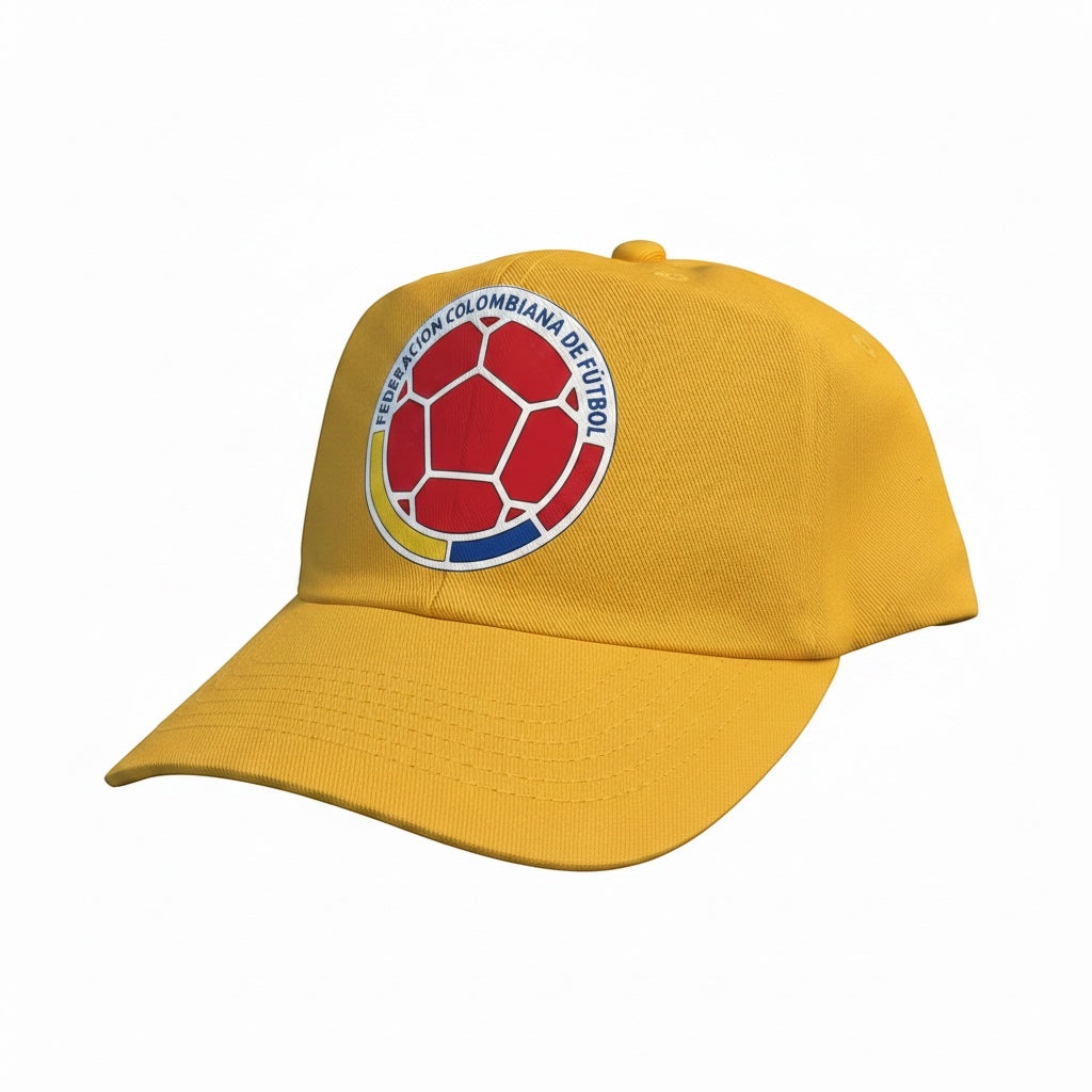 CallouPrint Colombia Fan Cap Yellow Adjustable Baseball Style