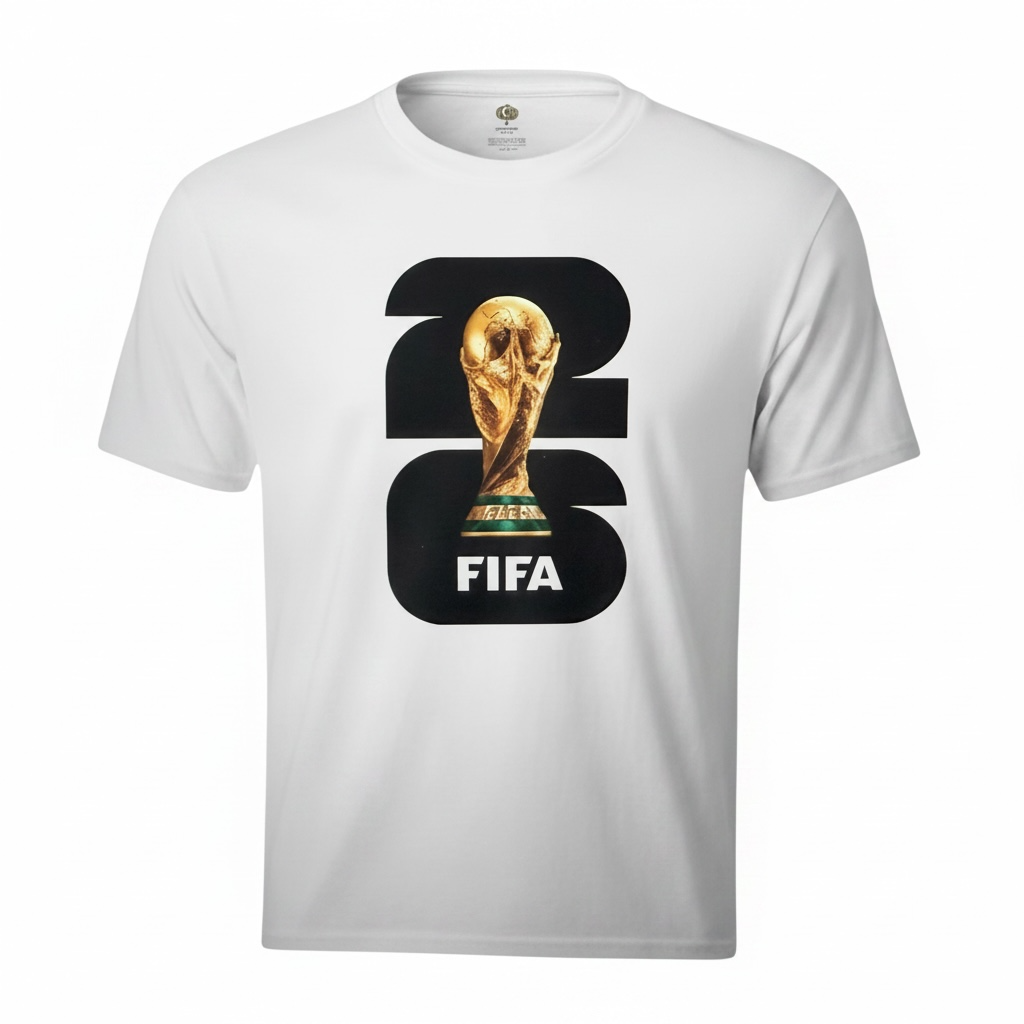 CallouPrint Fifa World Cup 2026 t-shirt 100% Cotton